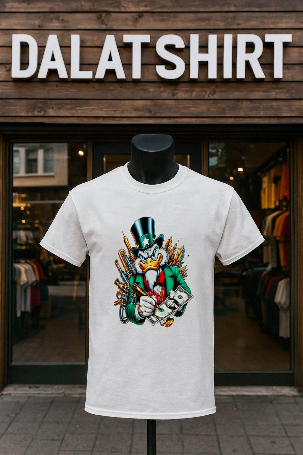 Scrooge Mcduck Patrick Day Dollar shirt