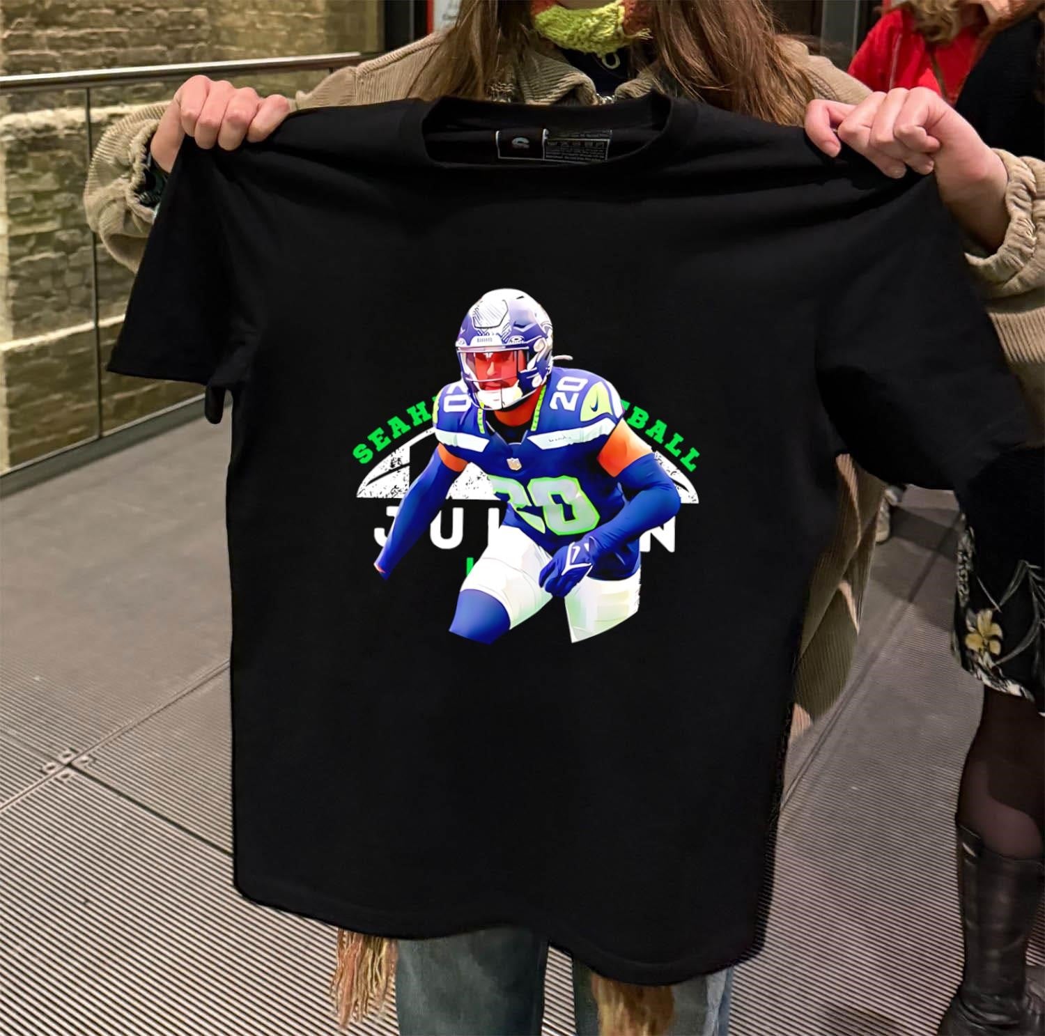 Seahawks Football 20 Jaxon Smith-Njigba Player Action shirt