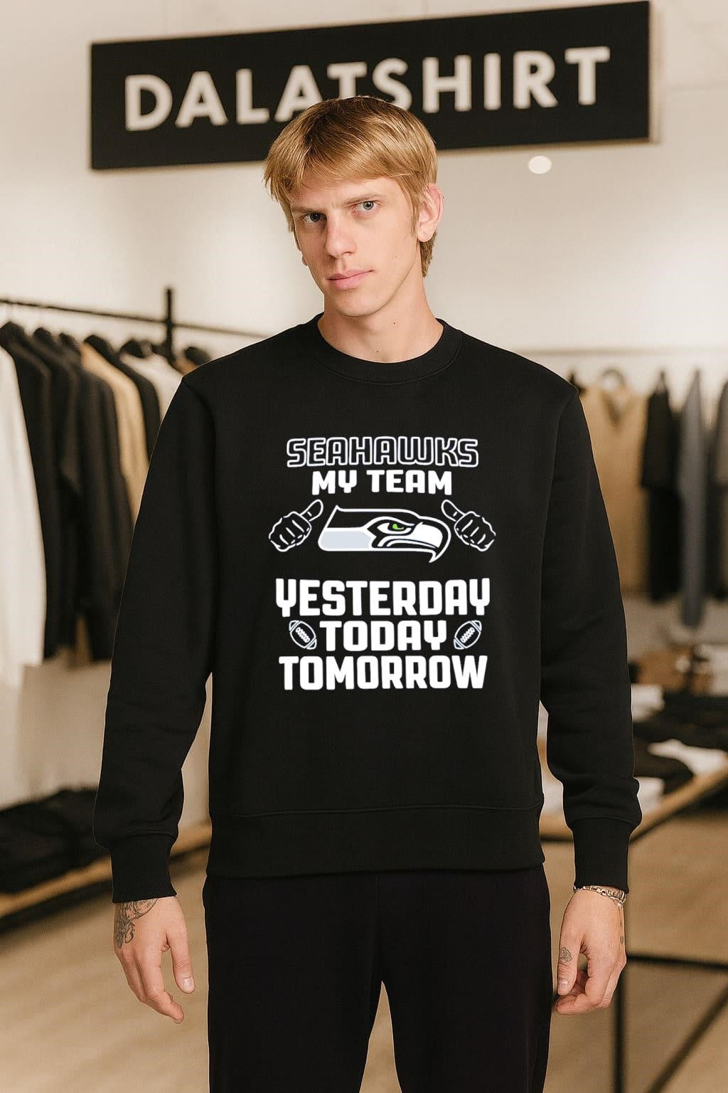 Seahawks My Team Yesterday Today Tomorrow Football shirt