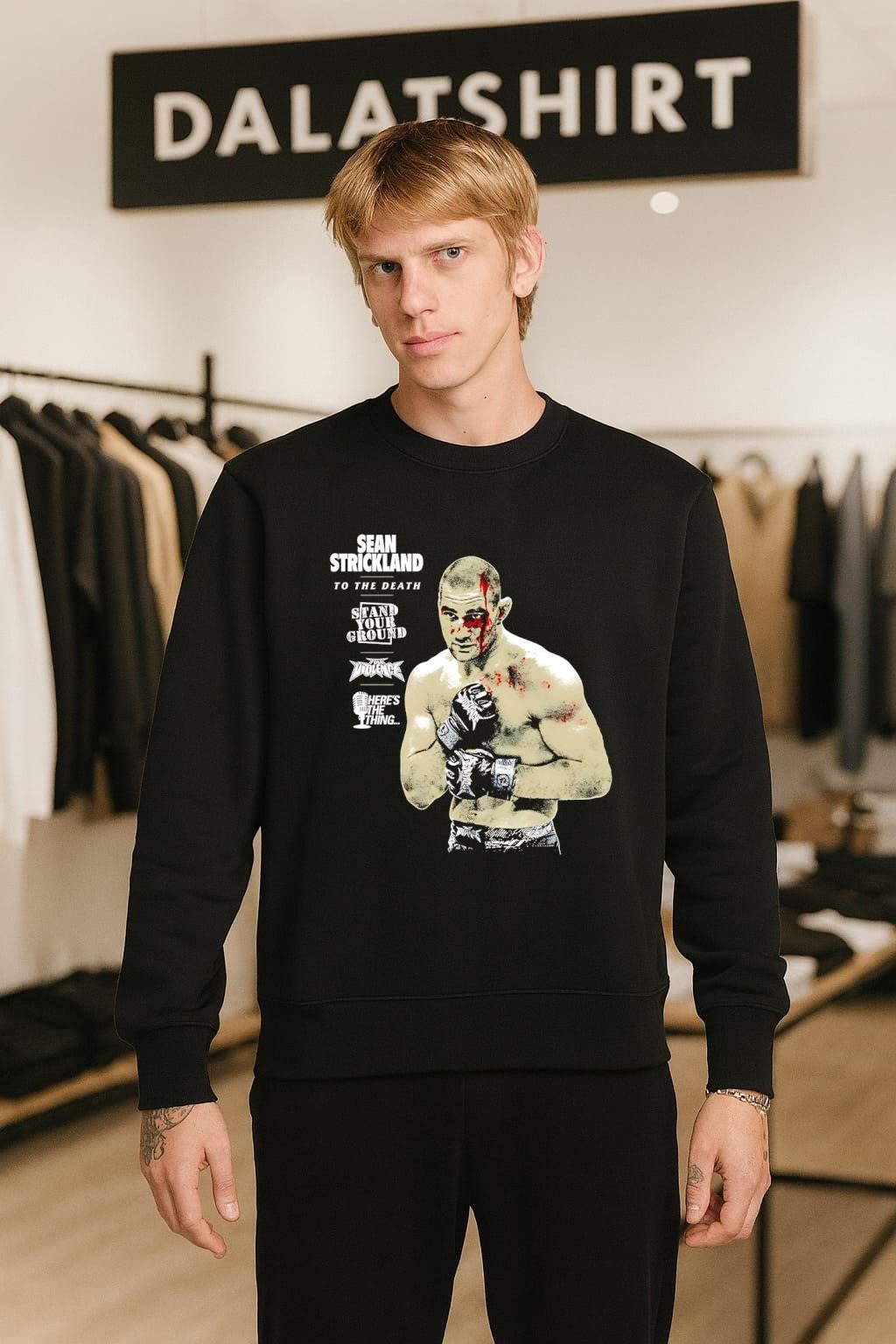Sean Strickland to the death stand your ground shirt