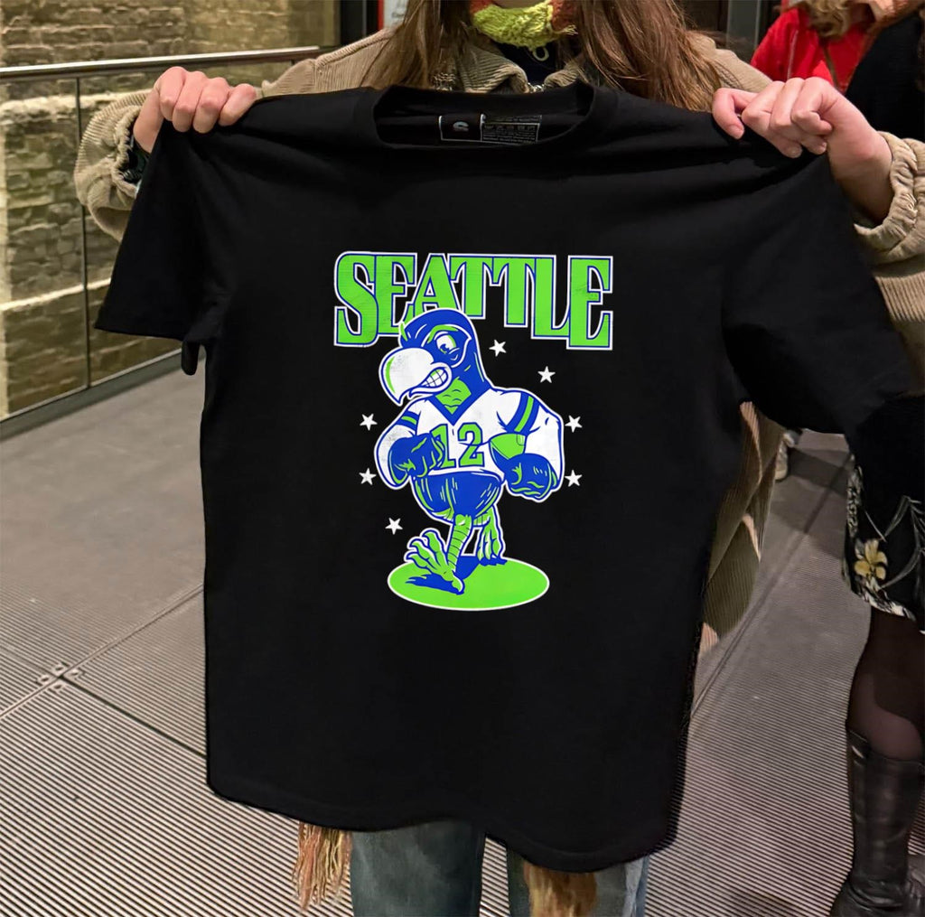 Seattle 12 Angry Osprey Bird Mascot Stars Athletic Style shirt
