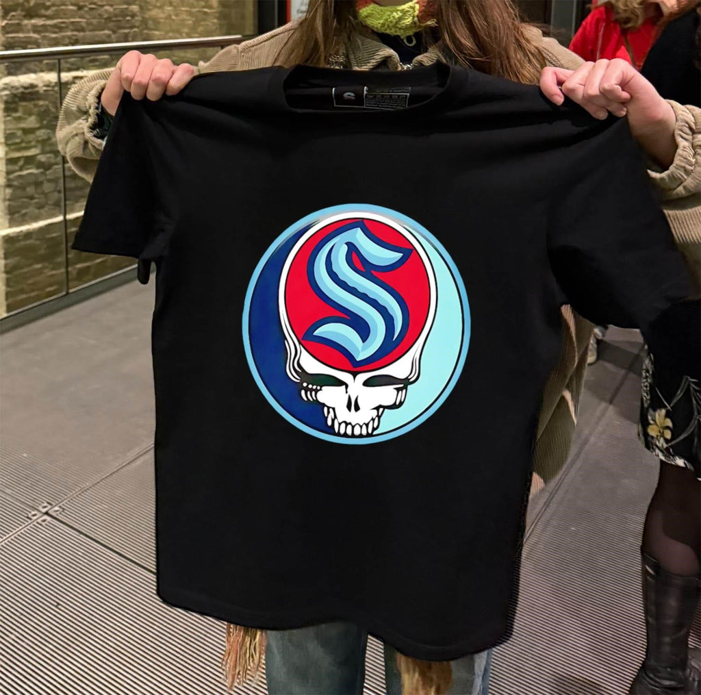 Seattle Kraken Grateful Dead Skull shirt