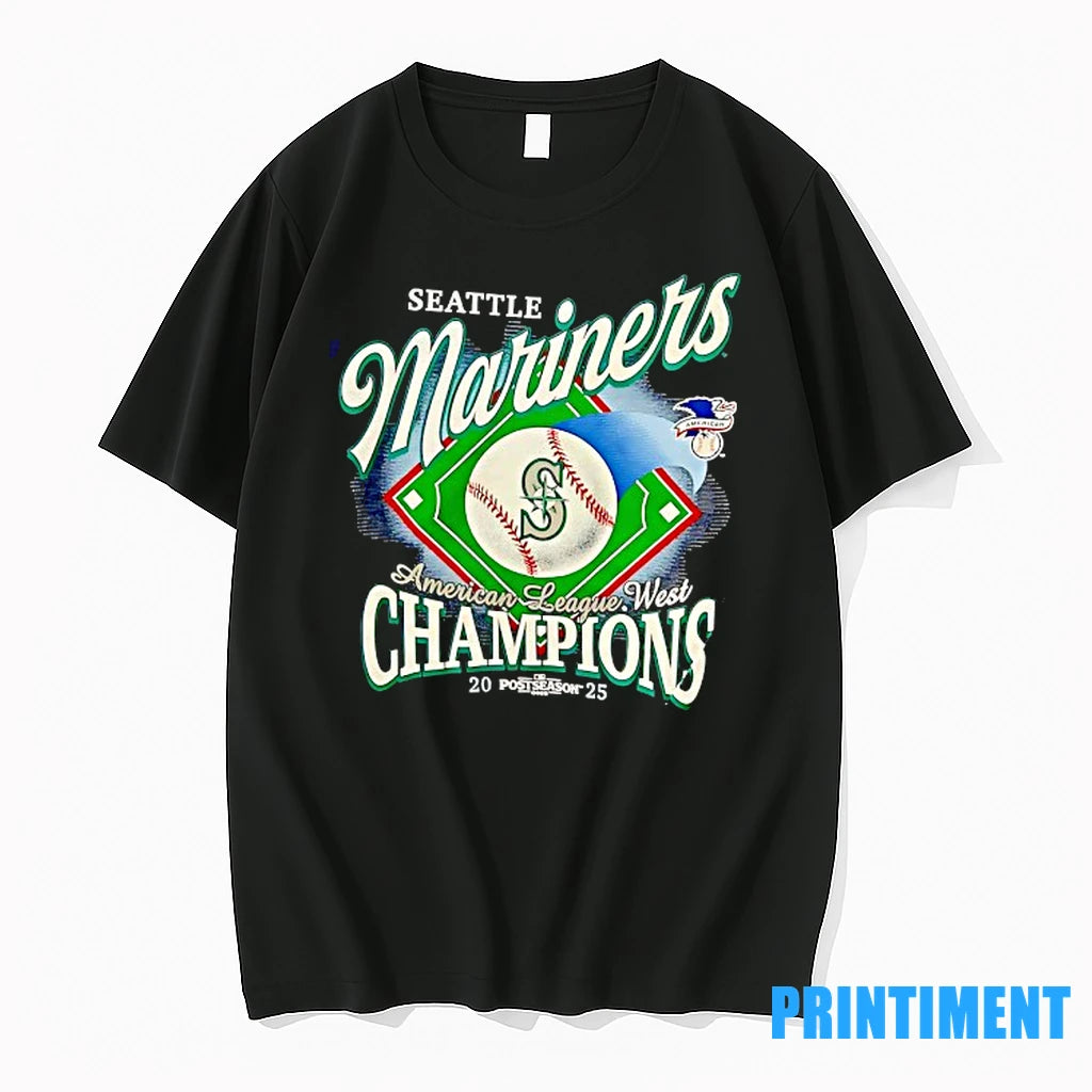 Seattle Mariners America League West Division Champions 2025 Tshirts Sweater