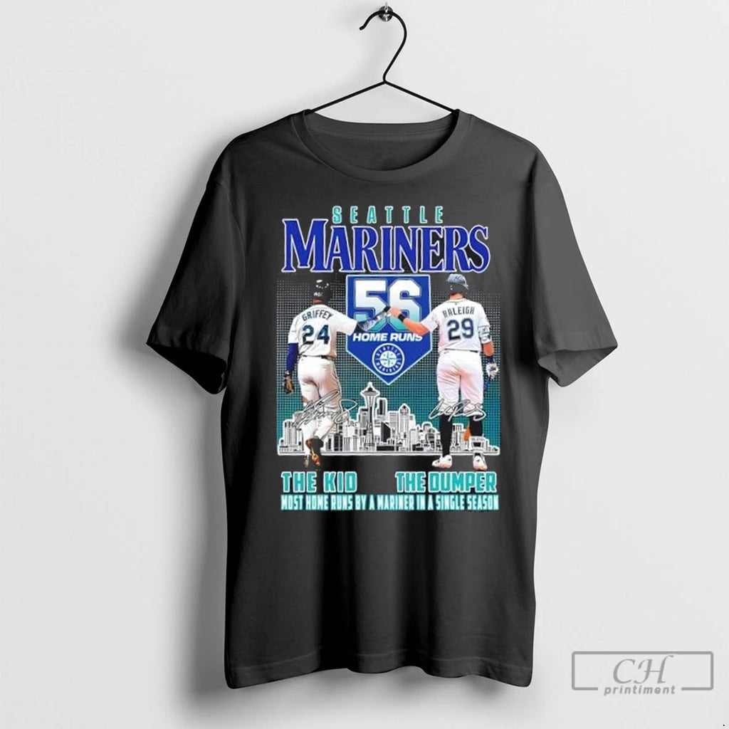 Seattle Mariners Griffey The Kid X Raleigh The Dumper Most Home Runs By A Mariner