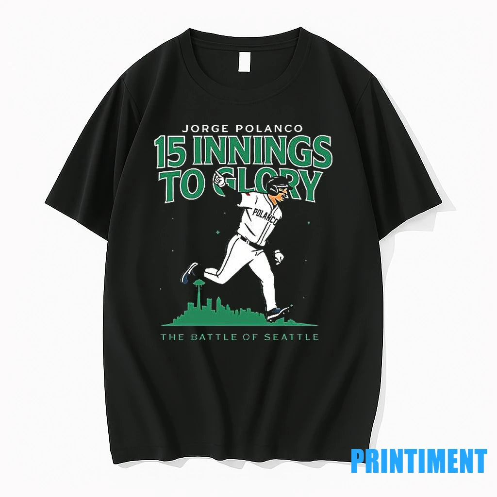 Seattle Mariners Jorge Polanco Mariners 15 Inning Game 5 Tshirts Sweater