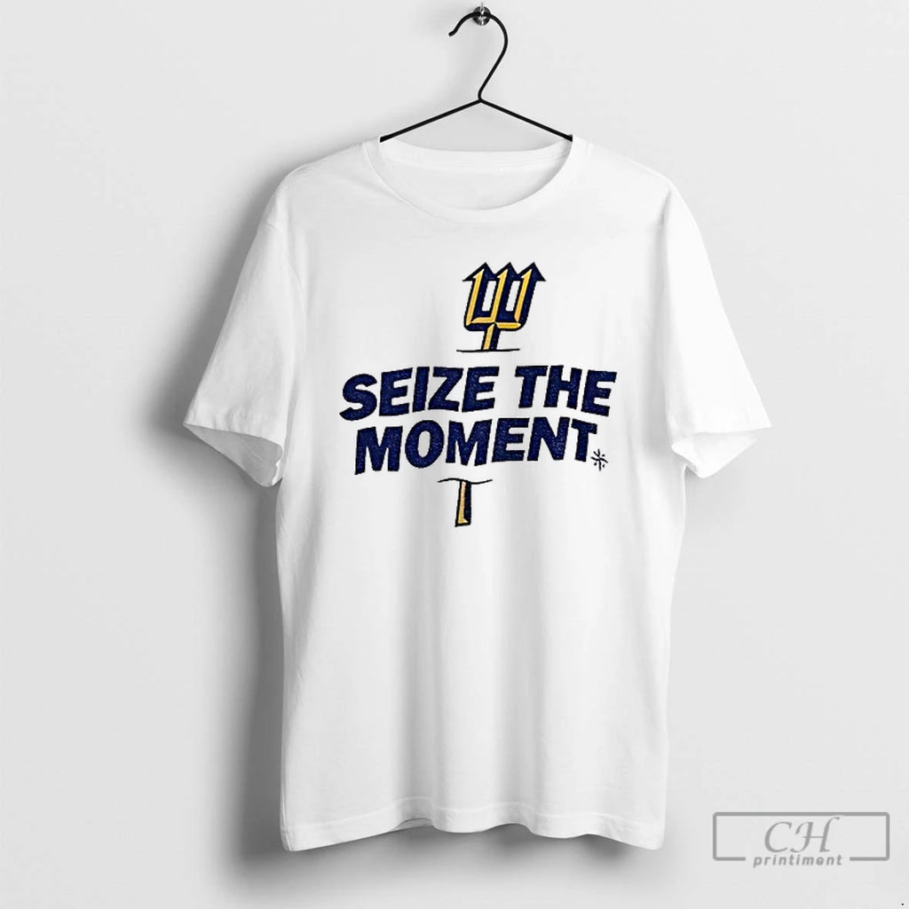Seattle Mariners Trident Seize The Moment T Shirts