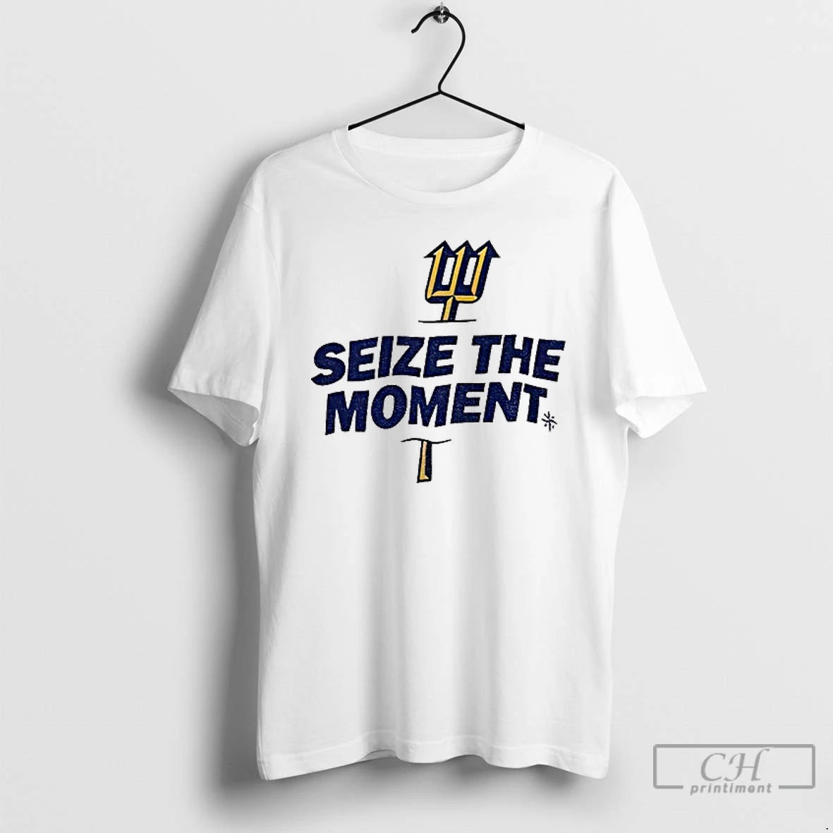Seattle Mariners Trident Seize The Moment T Shirts