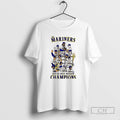 Seattle Mariners Baseball 2025 Al West Division Champions Player Graphic T Shirts
