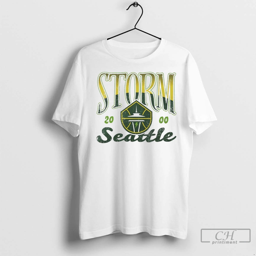Seattle Storm Basketball Wnba 2000 Graphic T Shirts