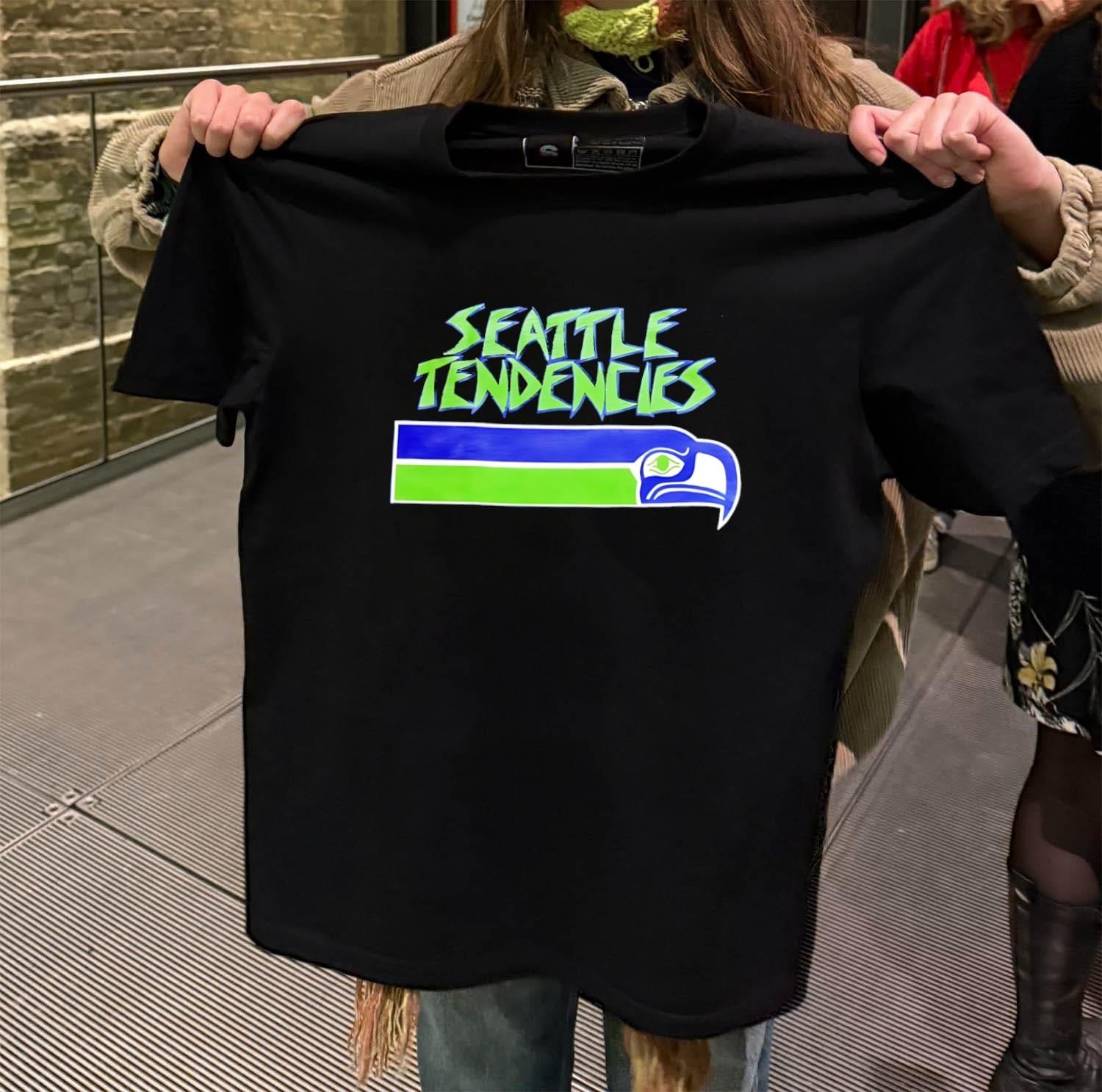 Seattle Tendencies Seahawk Football Logo Graphic shirt