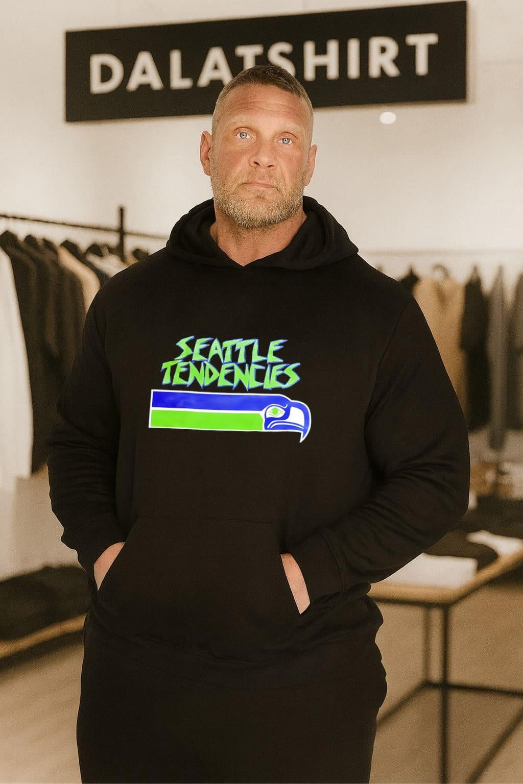Seattle Tendencies Seahawk Football Logo Graphic shirt