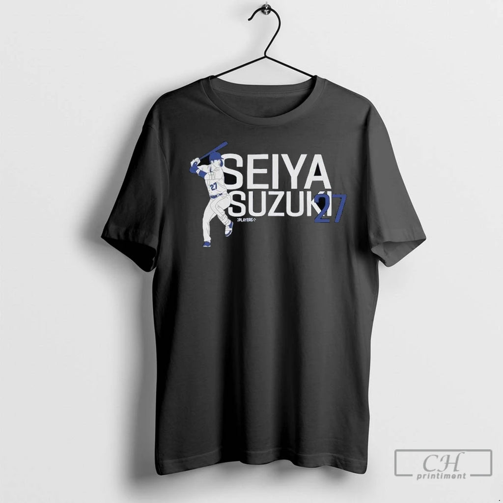 Seiya Suzuki 27 Chicago Cubs Long Sleve T Shirts