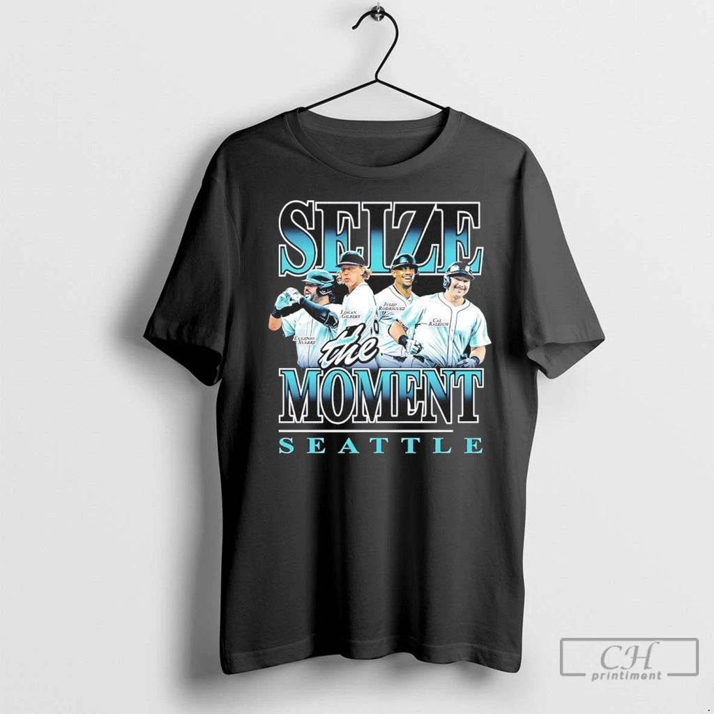 Seize The Moment Seattle Suarez Gilbert Rodriguez And Raleigh T Shirts