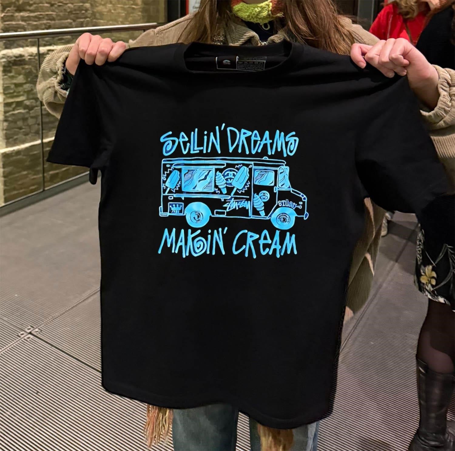 Sellin’ Dreams Makin’ Cream Ice Cream Truck Stussy shirt