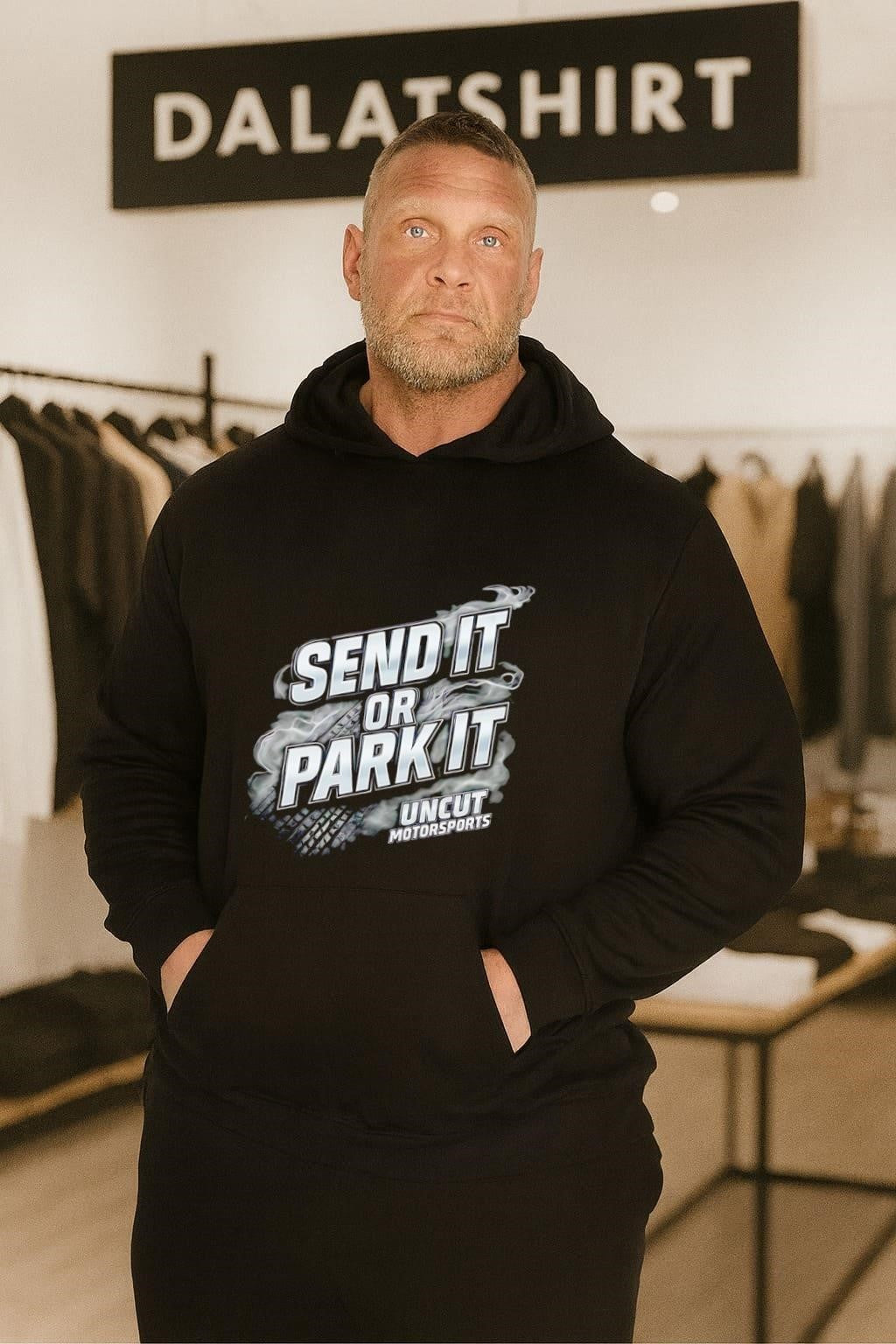 Send It Or Park It Uncut Motorsports smoke shirt