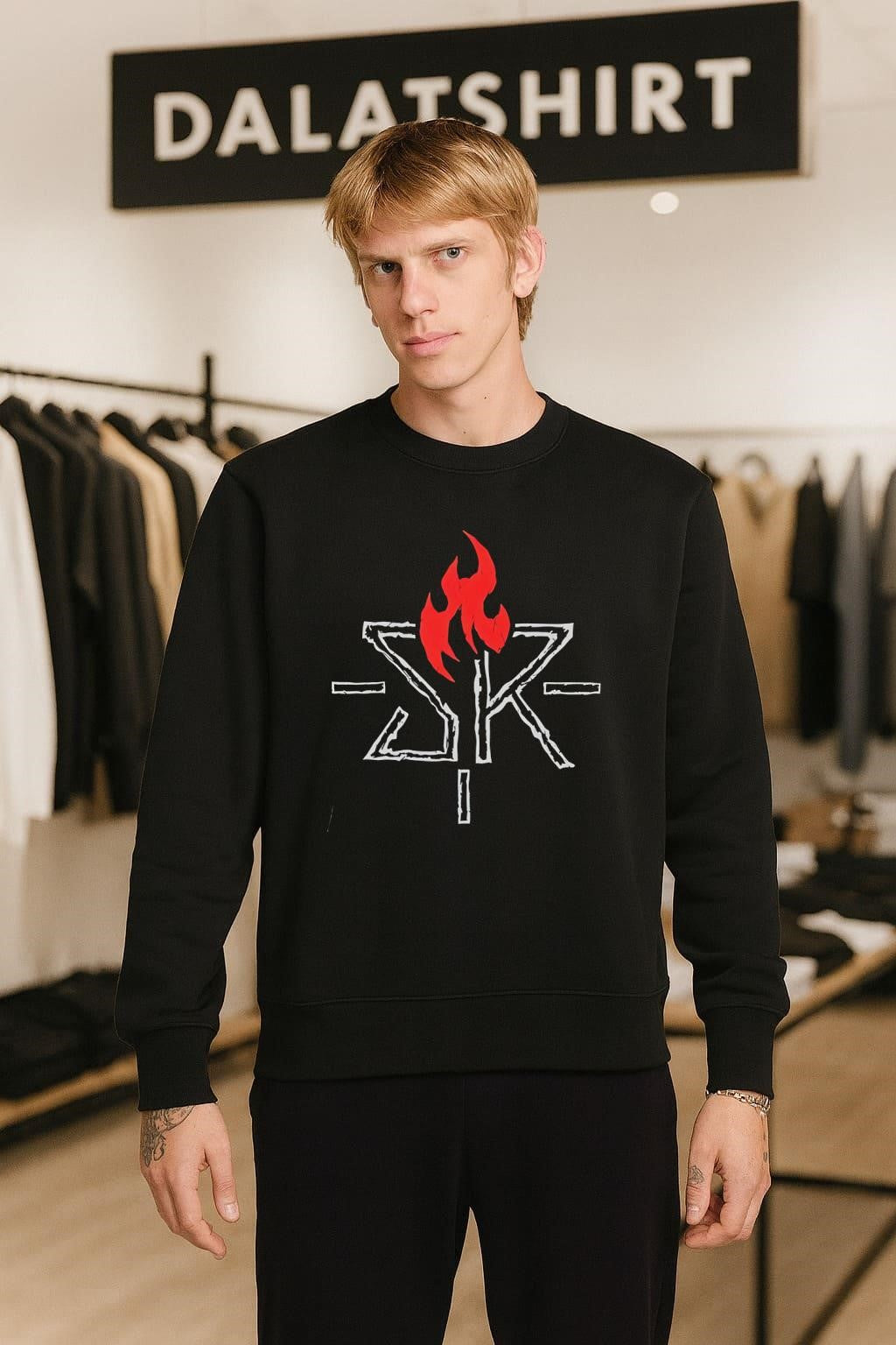 Seth Freakin Rollins SR Red Flame Wrestling Logo shirt