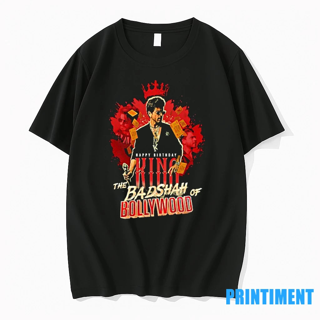 Shah Rukh Khan Happy Birthday King The Badshah Of Bollywood Tshirts Sweater