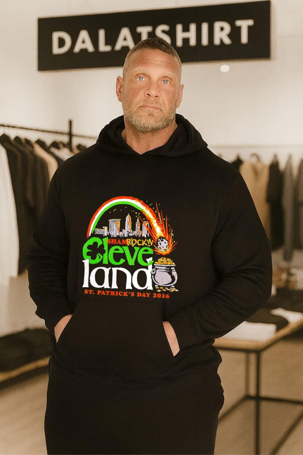 ShamRock’n Cleveland St. Patrick’s Day 2026 Rainbow Meteor shirt