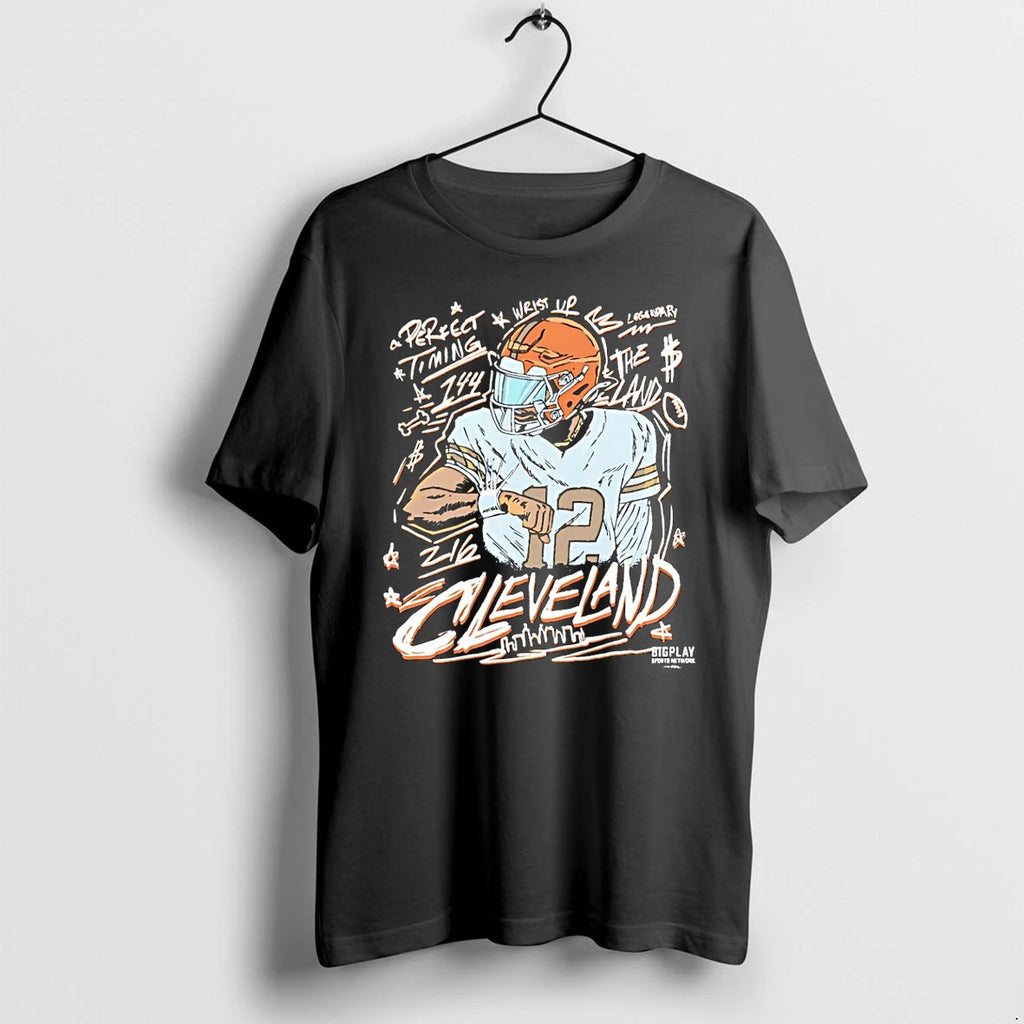 Shedeur Sanders Perfect Timing Cleveland Browns Art Tshirts Sweater