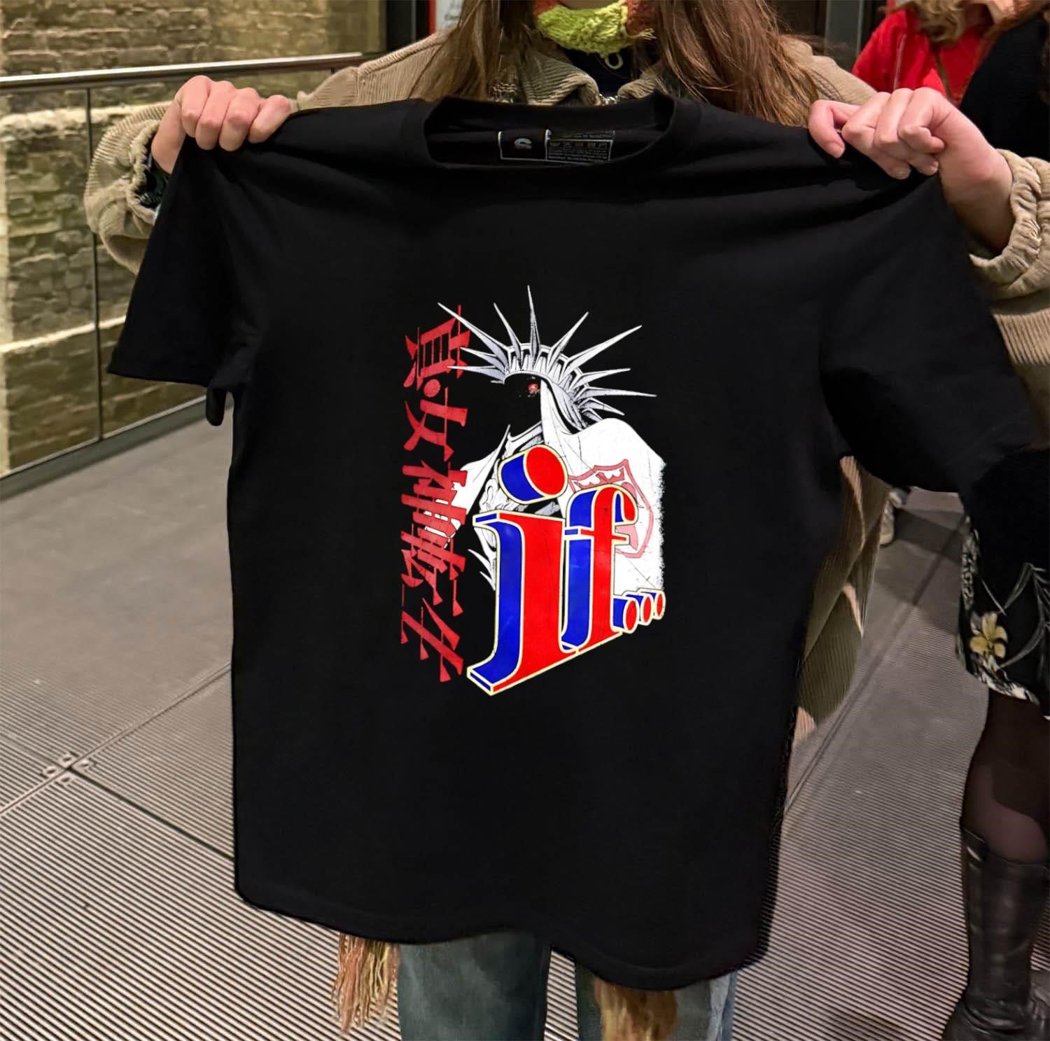 Shin Megami Tensei If Hazama Ideo Shadow Crown Graphic shirt