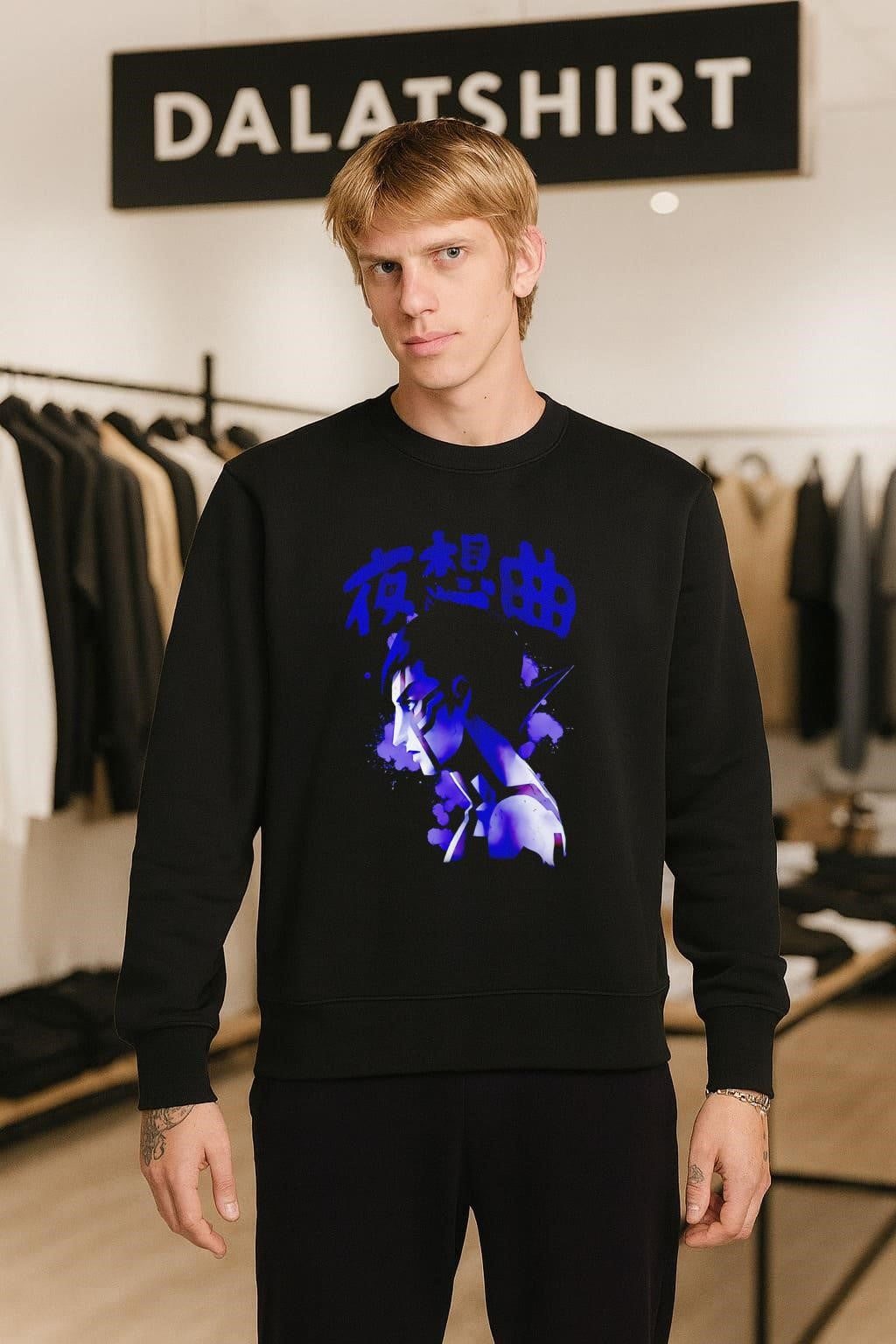Shin Megami Tensei Nocturne Demi-fiend Profile Ink Splash shirt