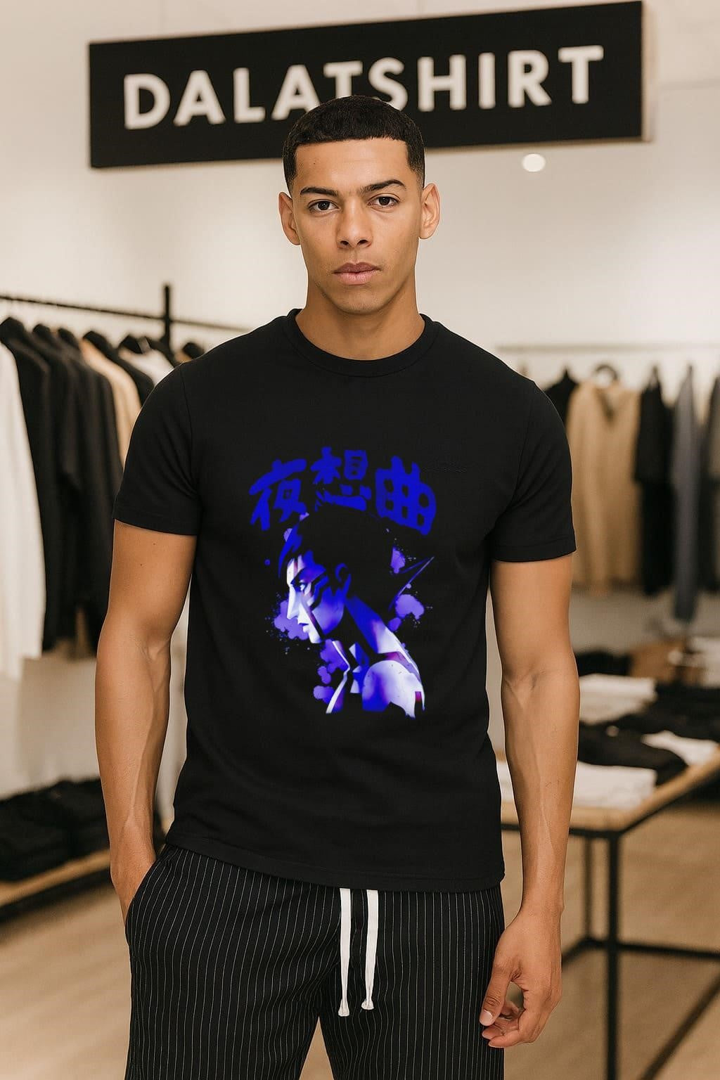 Shin Megami Tensei Nocturne Demi-fiend Profile Ink Splash shirt
