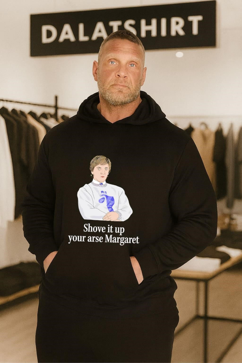 Shove it up your arse Margaret Mr G Chris Lilley shirt