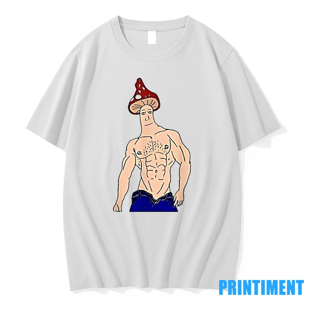 Shroomjak Mushroom Wojak Gym Tshirts Sweater