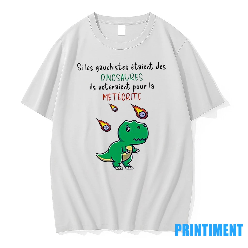 Si Les Gauchistes Etaient Des Dinosaures Ils Voteraient Pour La Meteorite Tshirts Sweater