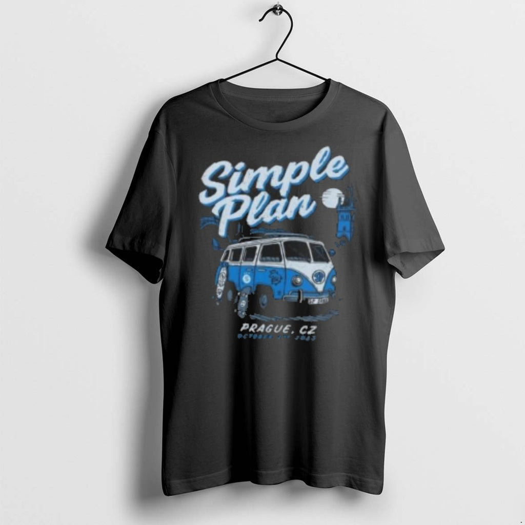 Simple Plan Prague Czechia October 02 2025 T Shirts