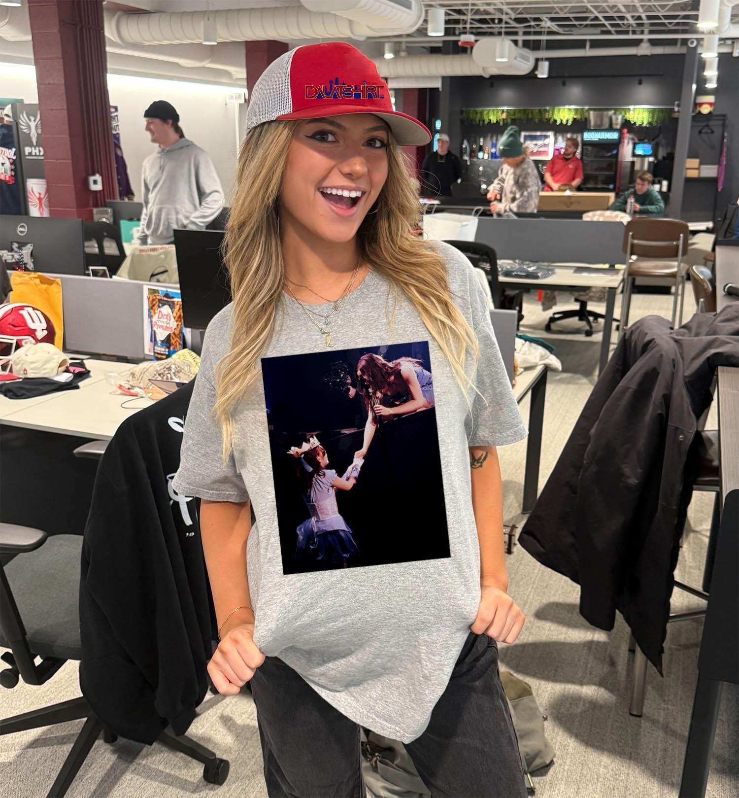 Singer Holding Girl Hand Live Concert Performance shirt