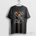 Skeleton Basketball Player Men Boys Scary For Halloween T Shirts