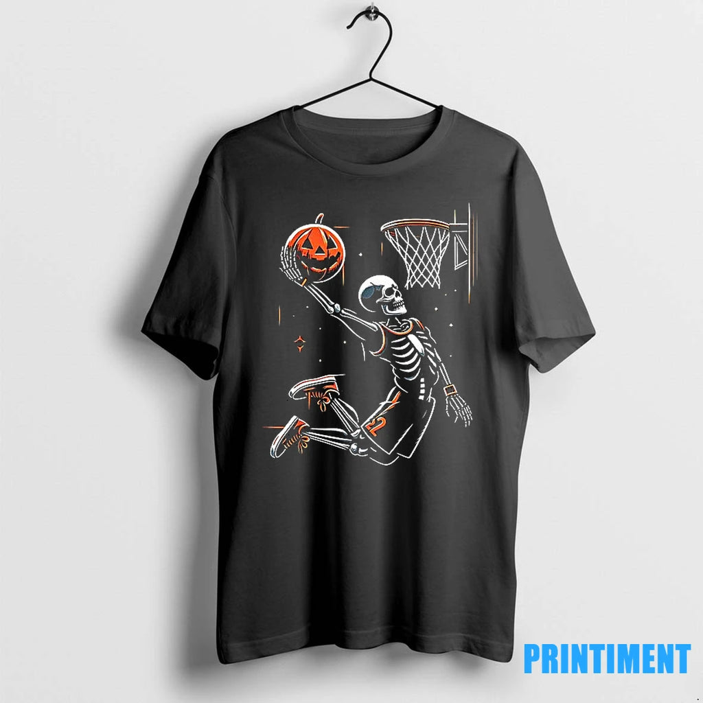 Skeleton Basketball Player Men Boys Scary For Halloween Tshirts Sweater
