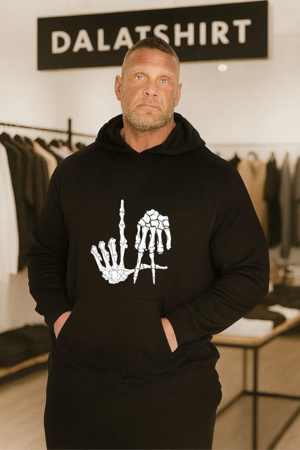 Skeleton Hands Los Angeles LA Fingers shirt