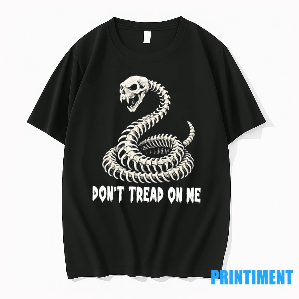 Skeleton Snake Dont Tread On Me Halloween Tshirts Sweater