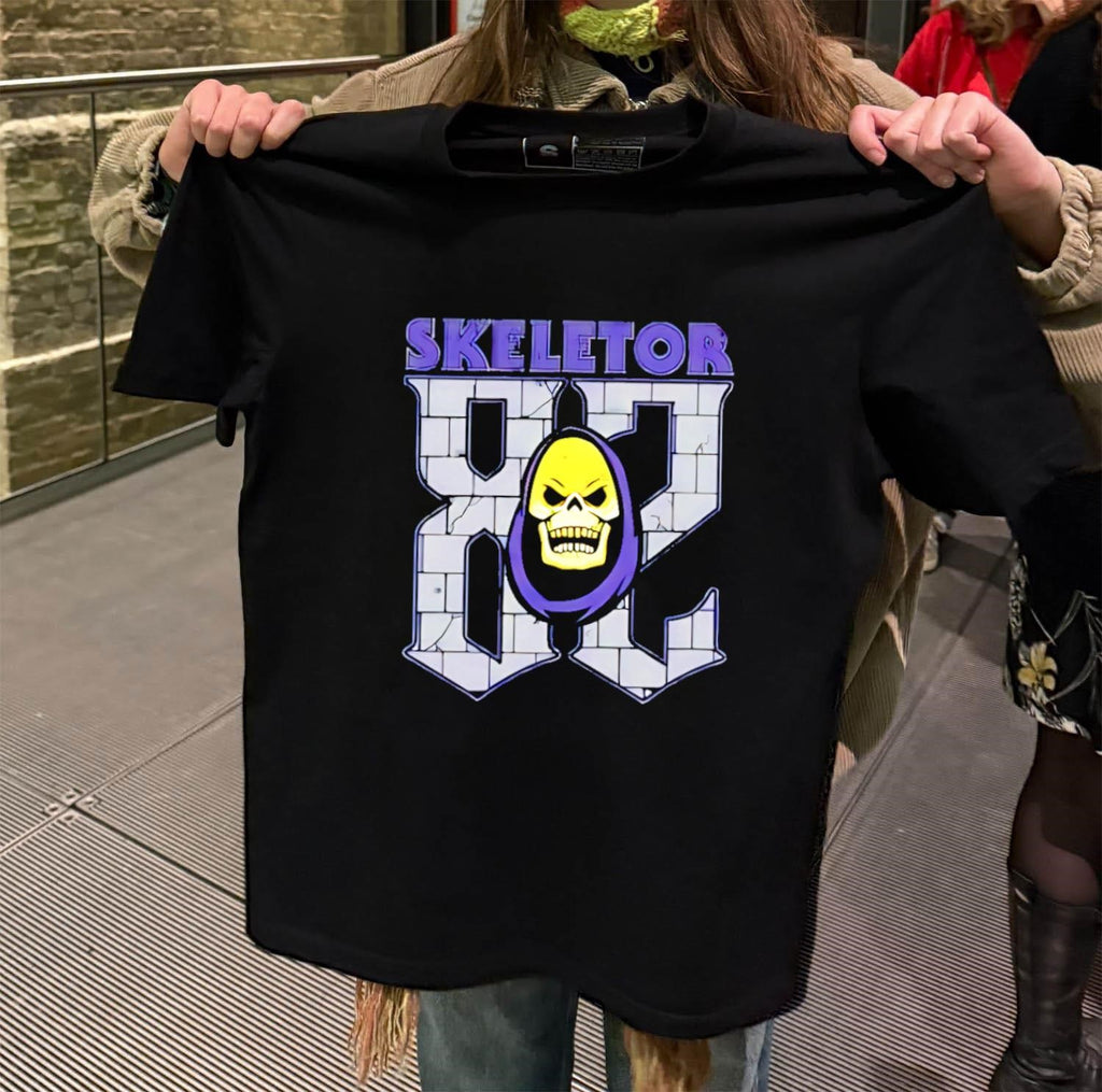 Skeletor 82 Masters Of The Universe Purple Hood Skull shirt