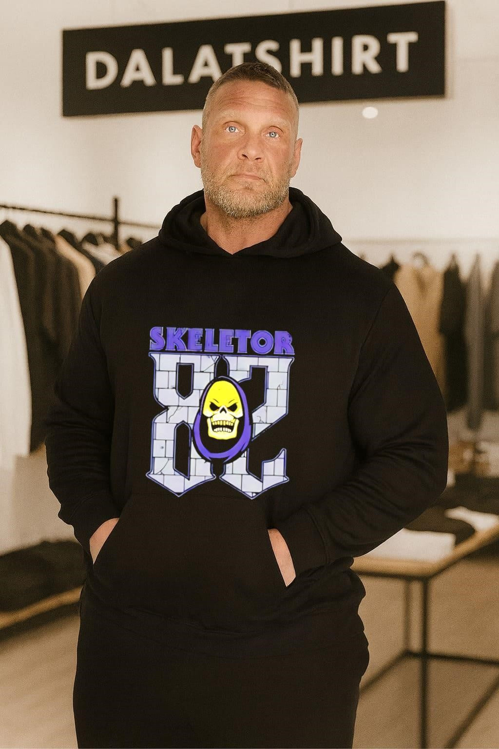 Skeletor 82 Masters Of The Universe Purple Hood Skull shirt