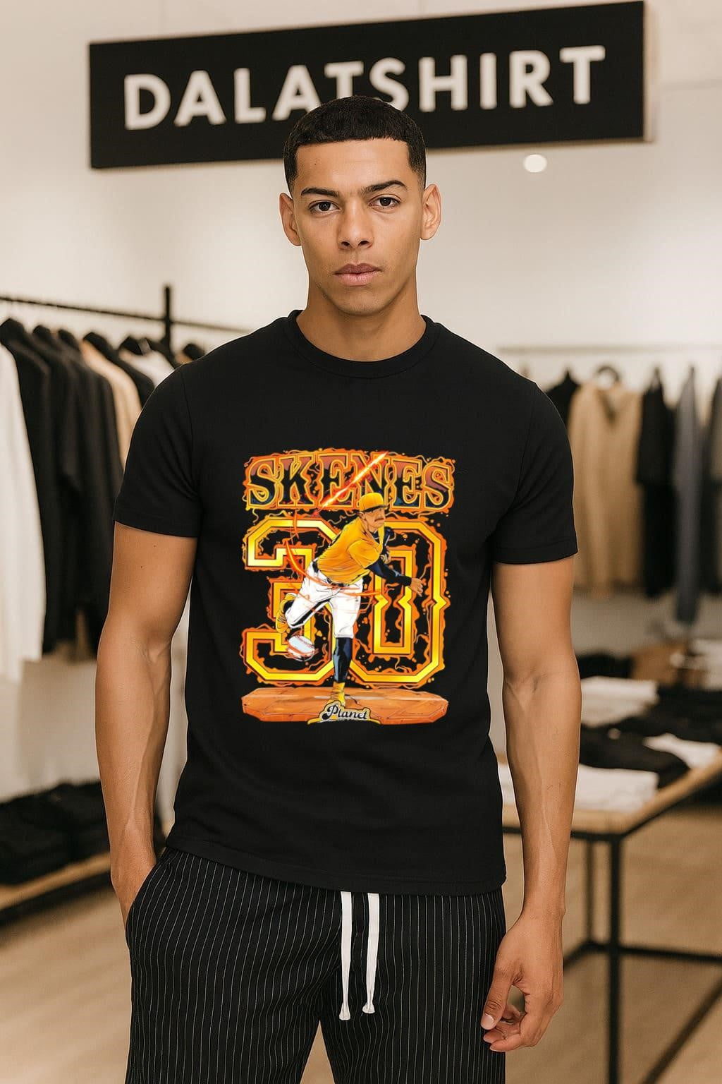 Skenes 30 Planet Paul Skenes pitcher baseball fire shirt