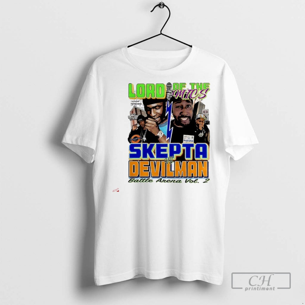 Skepta Vs Devilman Lord Of The Mics Battle Arena Vol 2 T Shirts