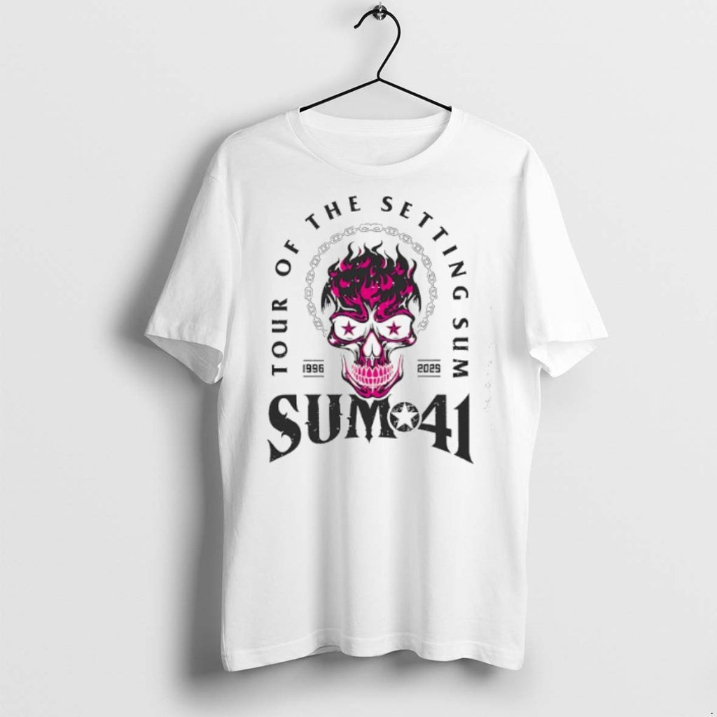 Skull Sum 41 Tour Of The Setting Sum 1996 2025 T Shirts