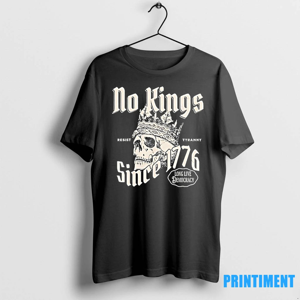 Skull No Kings Since 1776 Resist Tyranny Tshirts Sweater