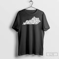 Skulls Kentucky Map T Shirts