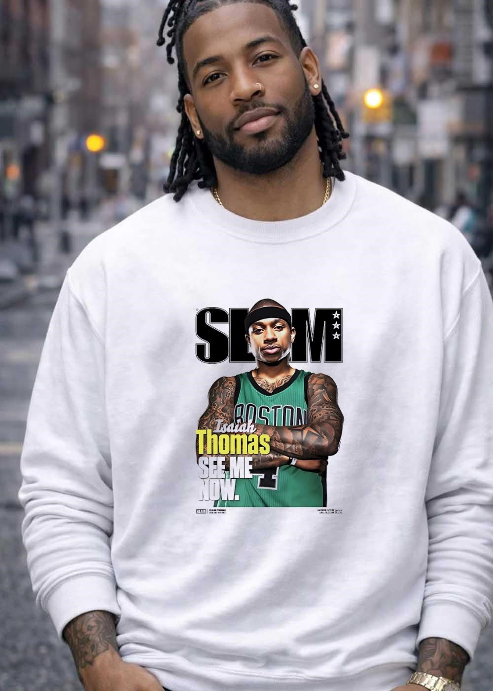Slam Magazine Cover Isaiah Thomas Boston See Me Now shirt