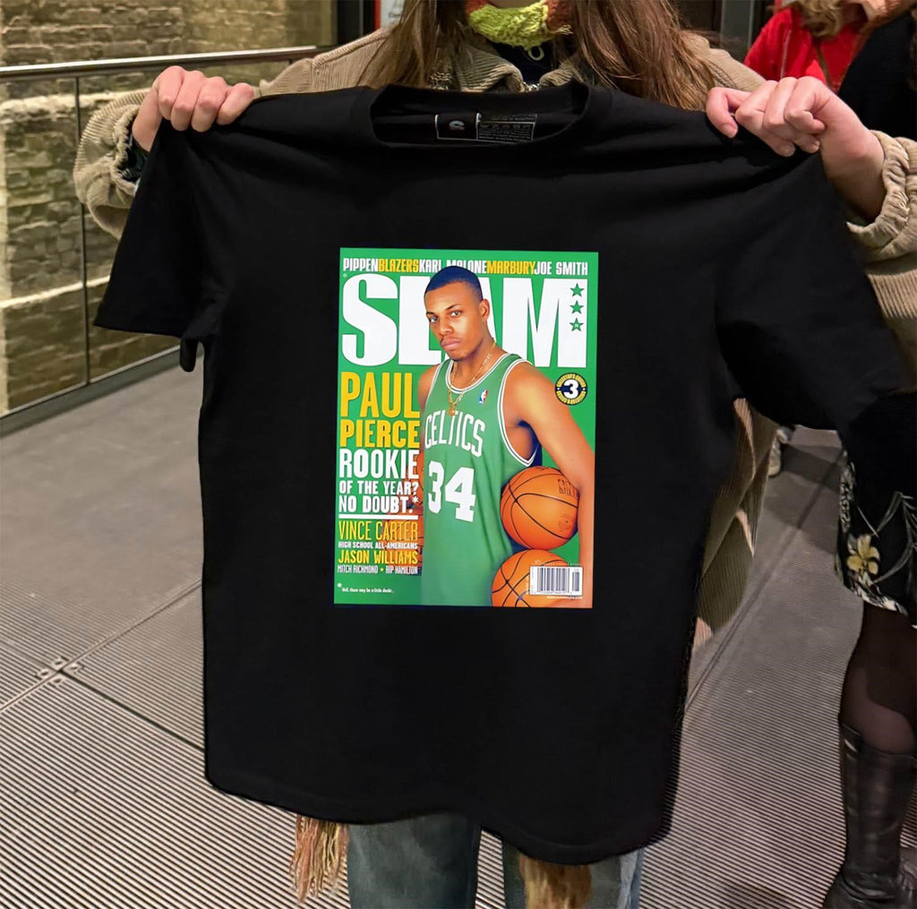 Slam Paul Pierce Rookie of the Year Celtics shirt