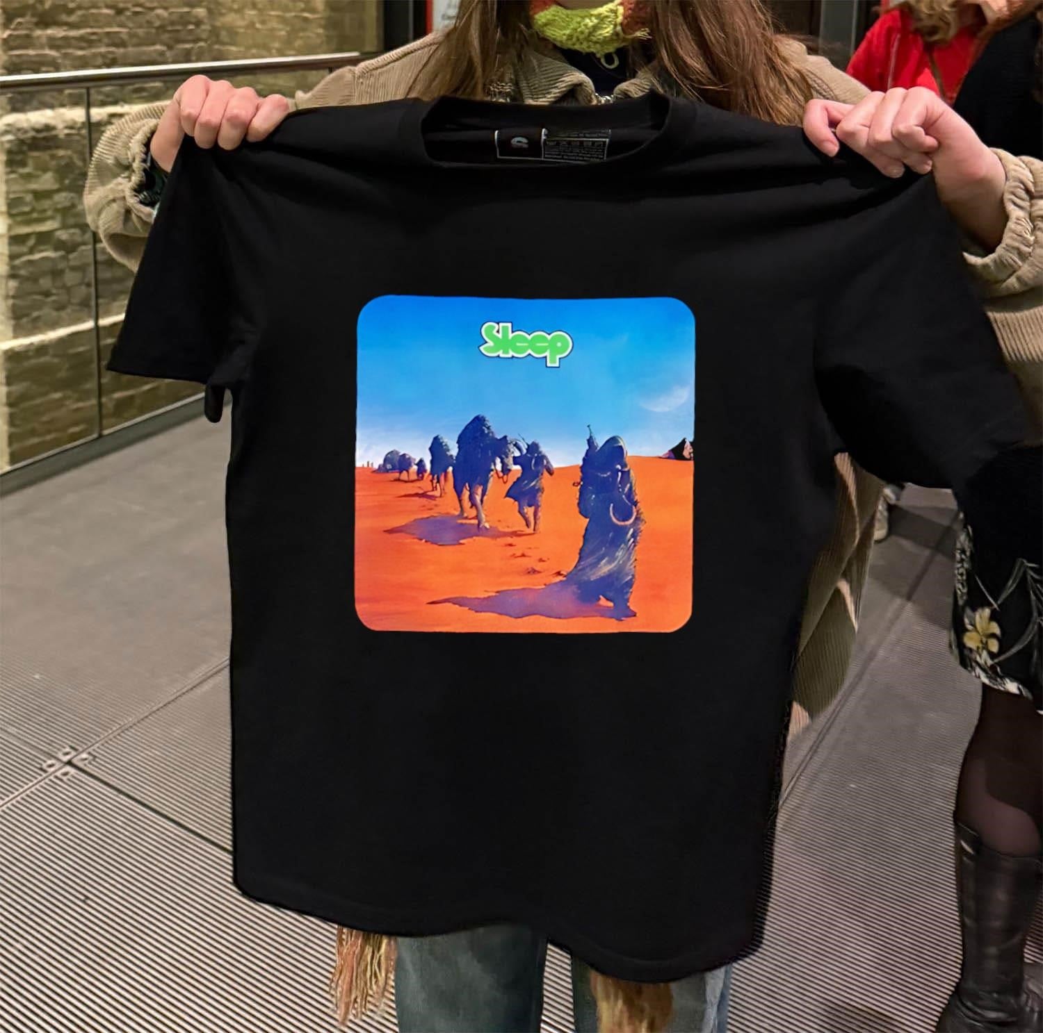 Sleep Dopesmoker album art desert caravan hooded figures shirt