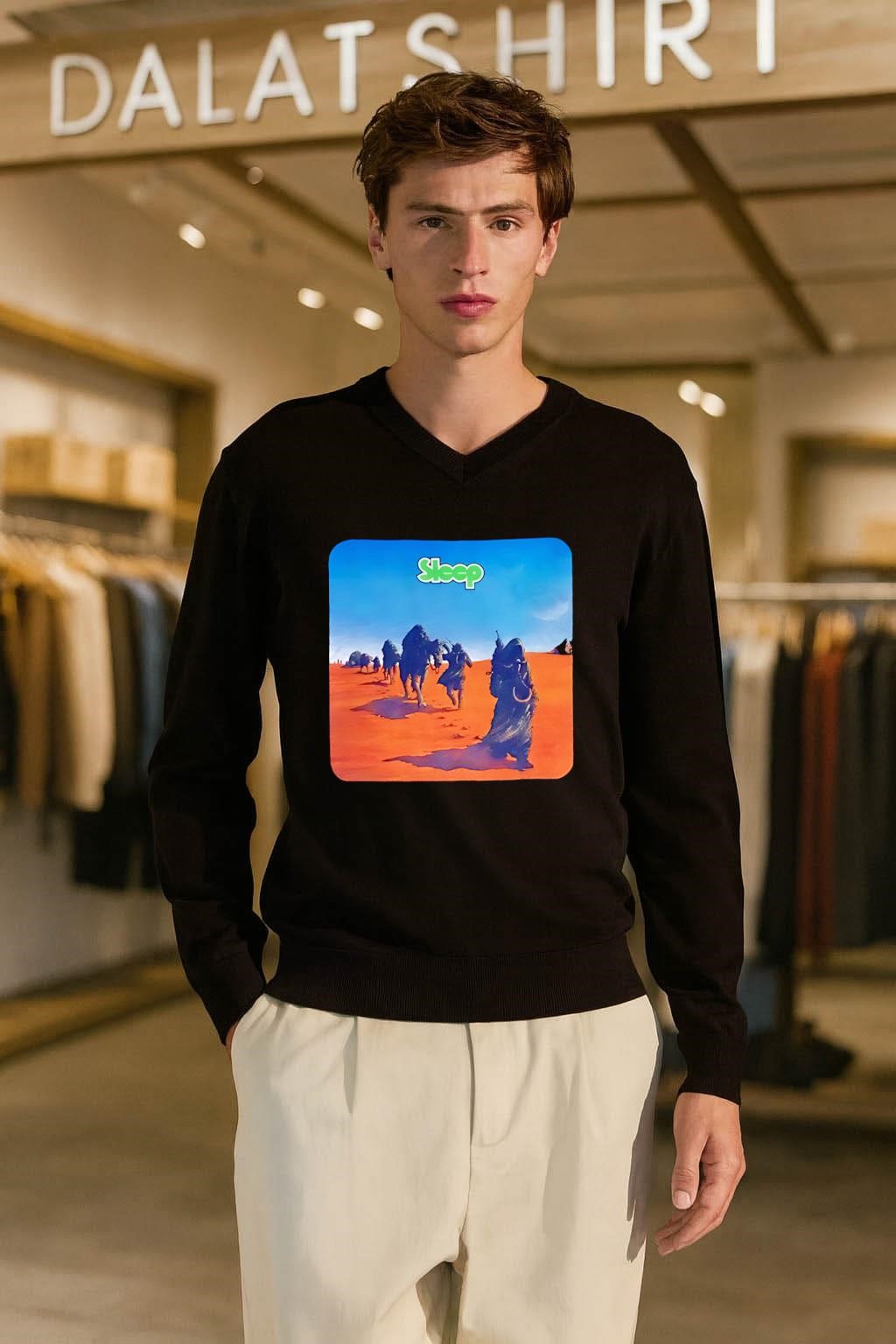 Sleep Dopesmoker album art desert caravan hooded figures shirt