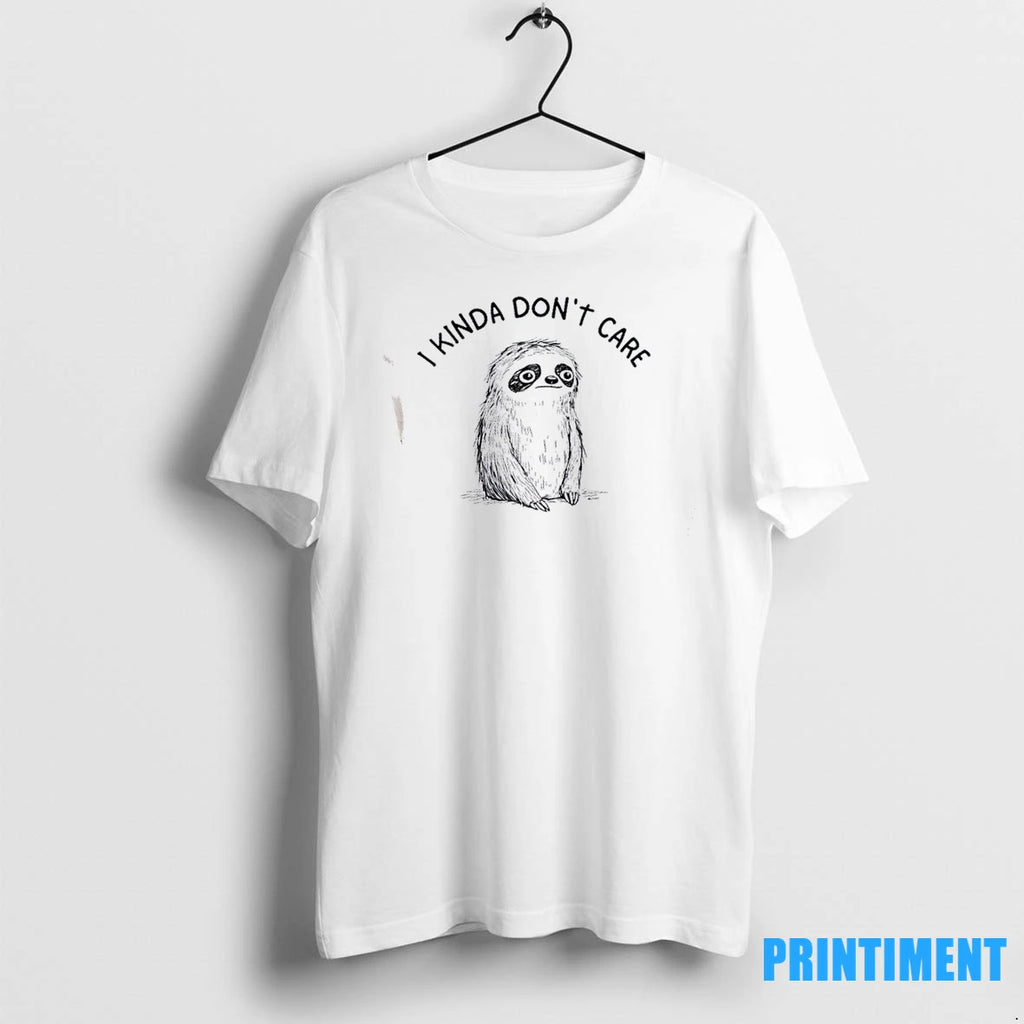 Sloth I Kinda Dont Care Tshirts Sweater