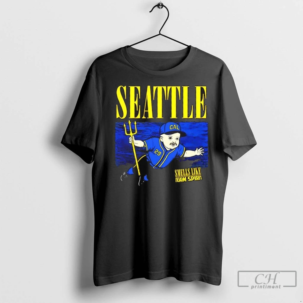 Smells Like Team Spirit Cal Raleigh Seattle Mariners Baseball T Shirts