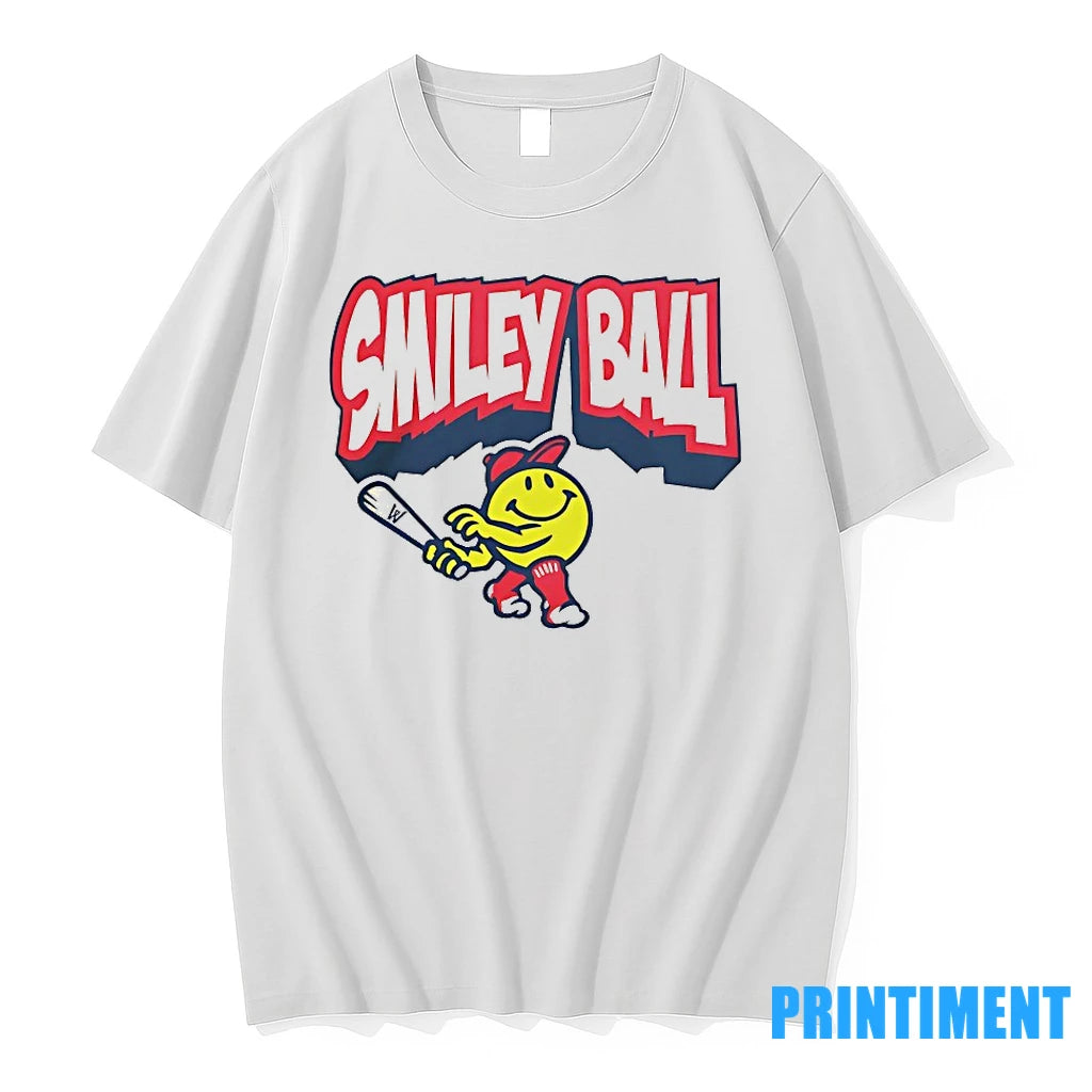 Smiley Ball Seize Logo Tshirts Sweater
