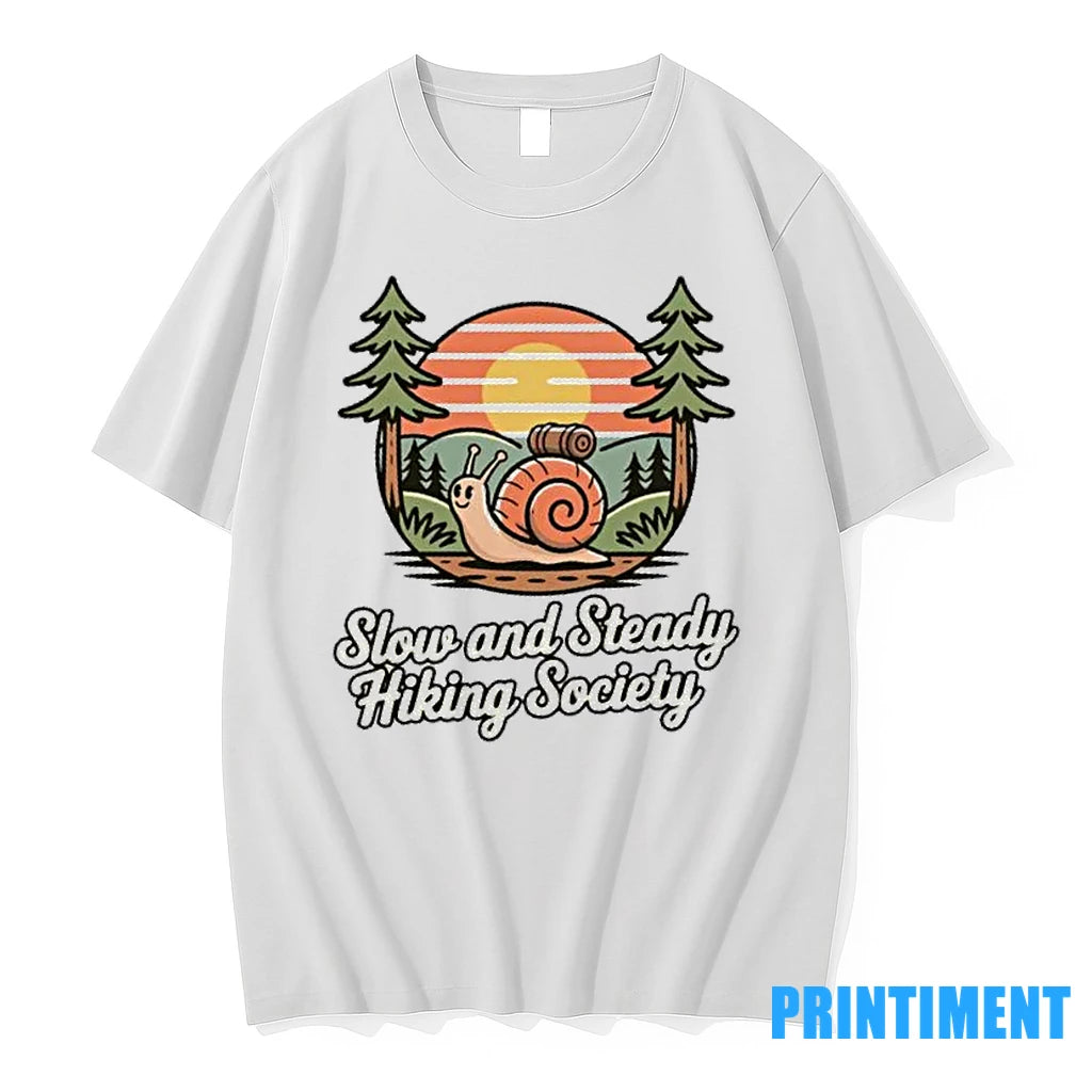 Snail Slow And Steady Hiking Society Vintage Tshirts Sweater